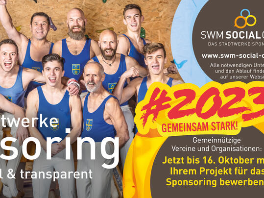 SWM SocialCoins 2023 - Stadtwerke Sponsoring geht in die 5. Runde